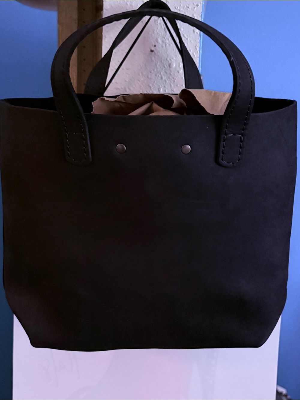 PLG CLASSIC MINI CROSSBODY TOTE (Shadow Black)
